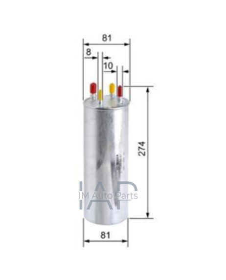 Filtro de combustible nuevo y genuino 0450906467 para VW