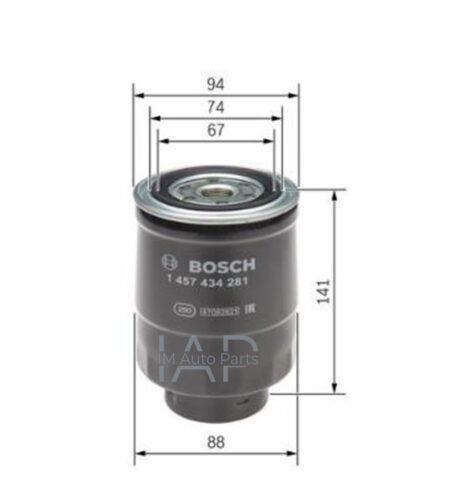 Nuevo filtro de combustible genuino 1457434281 para FORD NISSAN