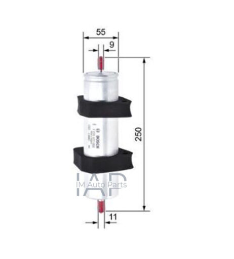 Filtro de combustible nuevo y genuino F026402068 para AUDI PORSCHE VW