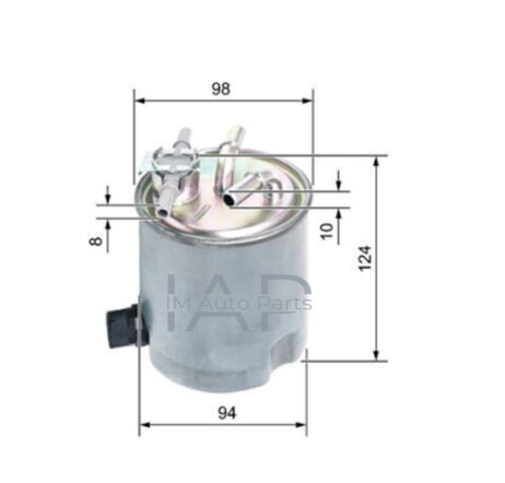 Filtro de combustible nuevo y genuino F026402742 para NISSAN RENAULT