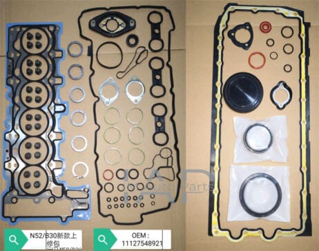 11127548921 Conjunto de juntas de cabeçote para BMW 325i, 325xi, 330i, 330xi, 525i, 525xi, 530i, 530xi, Z4 Motor N52 B30